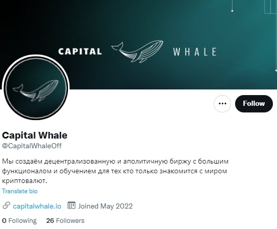 Capital Whale: отзывы клиентов и проверка легальности работы