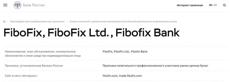 Fibofix: можно ли доверить денежные средства или очередной лохотрон?