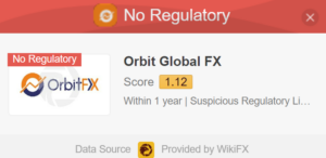 Orbit Global FX (orbitglobalfx.com) лжеброкер! Отзыв Telltrue