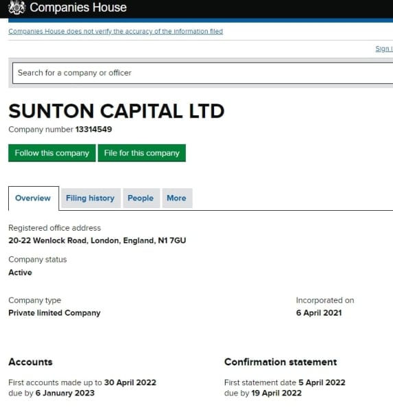 Sunton Capital Ltd: отзывы о сотрудничестве и экспертный обзор торговых условий