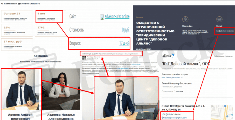 Юридический центр Деловой Альянс (advekon-urist.online) правда о лжеюристах!