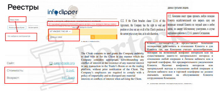 Caspy Trade (caspytrade.org) лжеброкер! Отзыв Forteck