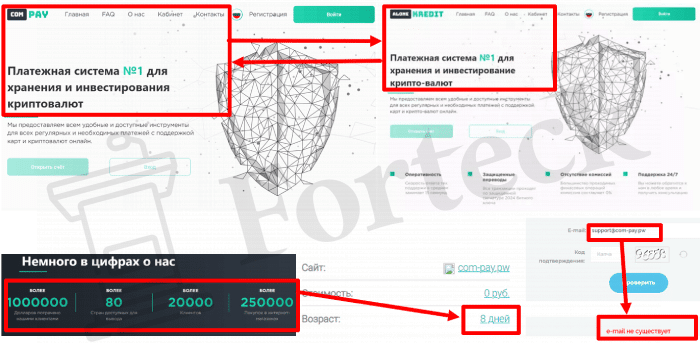 Com pay (com-pay.pw) очередная платежная система мошенников!