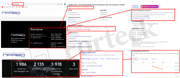 ООО «БИЗНЕС-ПРАВО»‎ (biz-laws.ru) юристы, кидающие с возвратом средств!