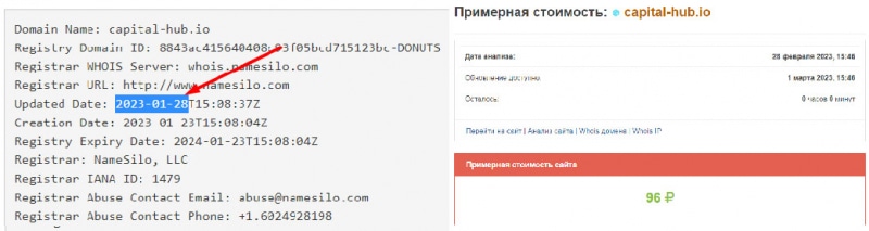 Основная информация о CapitalHub указывает, что перед нами лохотрон и развод.