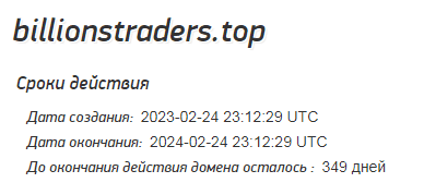 Полный обзор брокера BillionsTraders