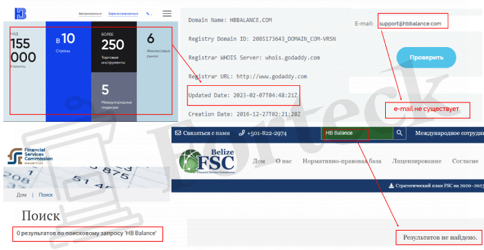 HB Balance (hbbalance.com) лжеброкер! Отзыв Forteck