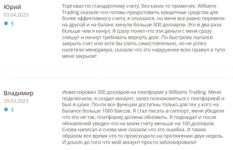 Williams trading - очередной мошеннический проект или можно доверять? Стоит ли сотрудничать