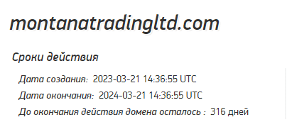 Полный обзор брокера Montana Trading LTD