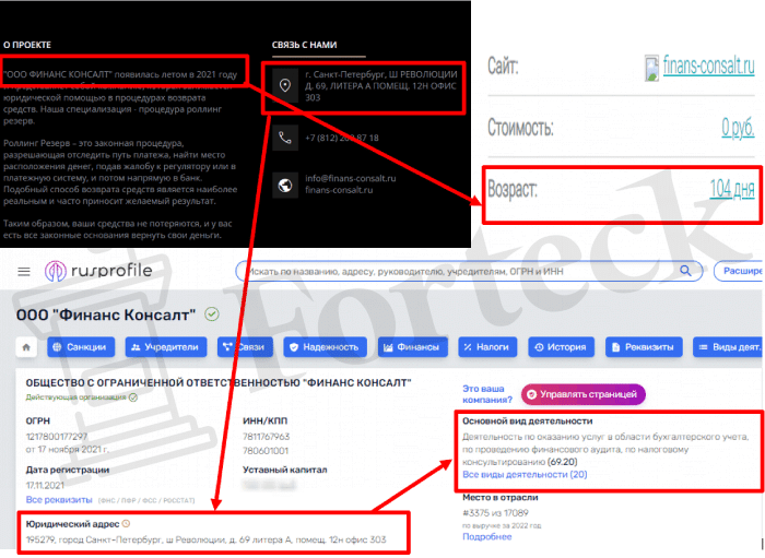 “ООО ФИНАНС КОНСАЛТ” (finans-consalt.ru) лжеюристы мошенники!