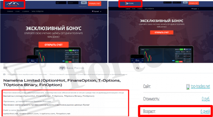 TopTrades (top-trades.net) лжеброкер! Отзыв Forteck