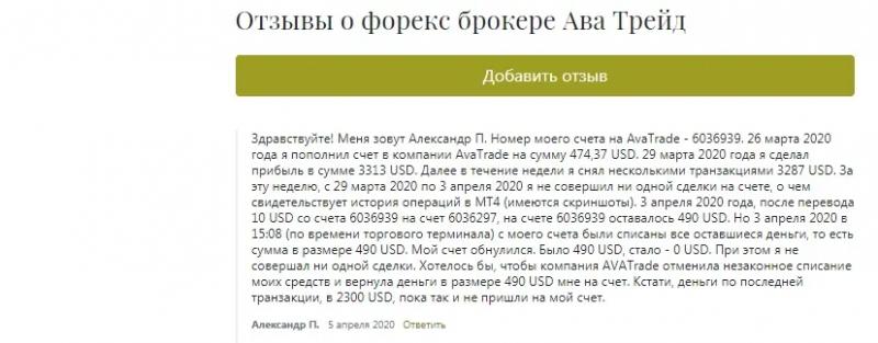 Обзор AVA Trade. Везде есть свои нюансы