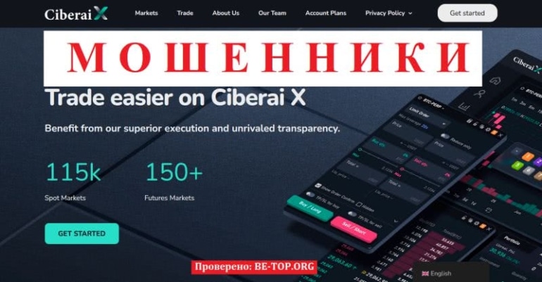 Обзор конторы Ciberai X: отзывы, вывод денег, условия торговли