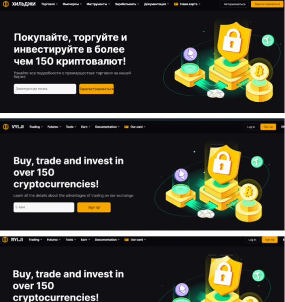 Hylji SCAM (hylji.com) новый шаблонный липовый обменник!